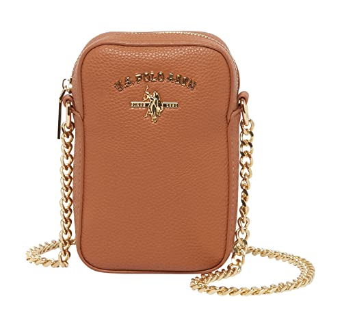 U.S. Polo Stanford Handytasche Lederimitat 17 cm tan von U.S. POLO ASSN.