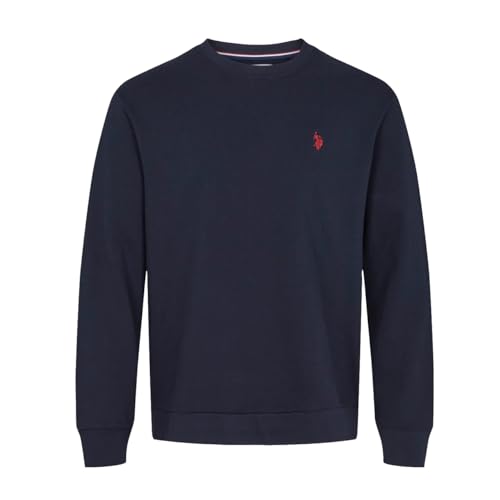 U.S. Polo Assn. Adler Sweatshirt, aus Reiner Baumwolle, klassisches Dunkelblau, für Herren, S von U.S. Polo ASSN.