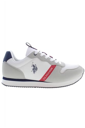 U.S. Polo Assn. Baskets Homme en Tissu Technique Blanc Avec Semelle de Course, Blanc, 44 EU von U.S. Polo Assn.