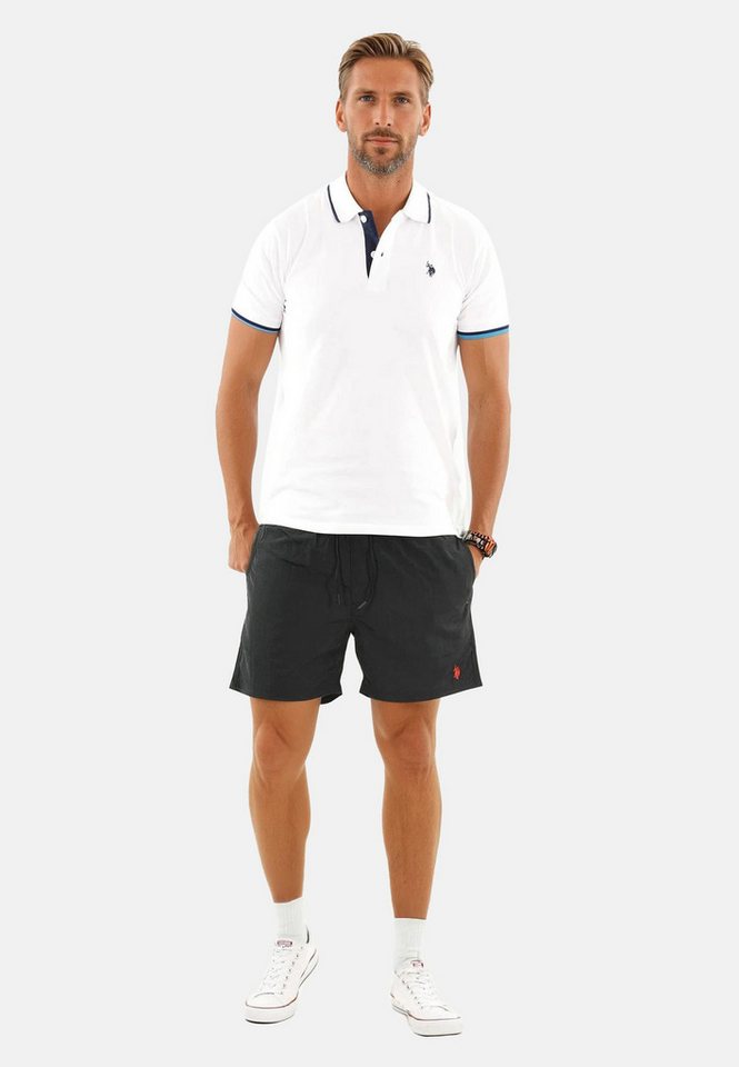 U.S. Polo Assn. Badehose Badehose USKyrk – Herren Badeshorts mit elastischem Bund Leichtes Nylon, schnell trocknend und mit Netzfutter von U.S. Polo Assn.