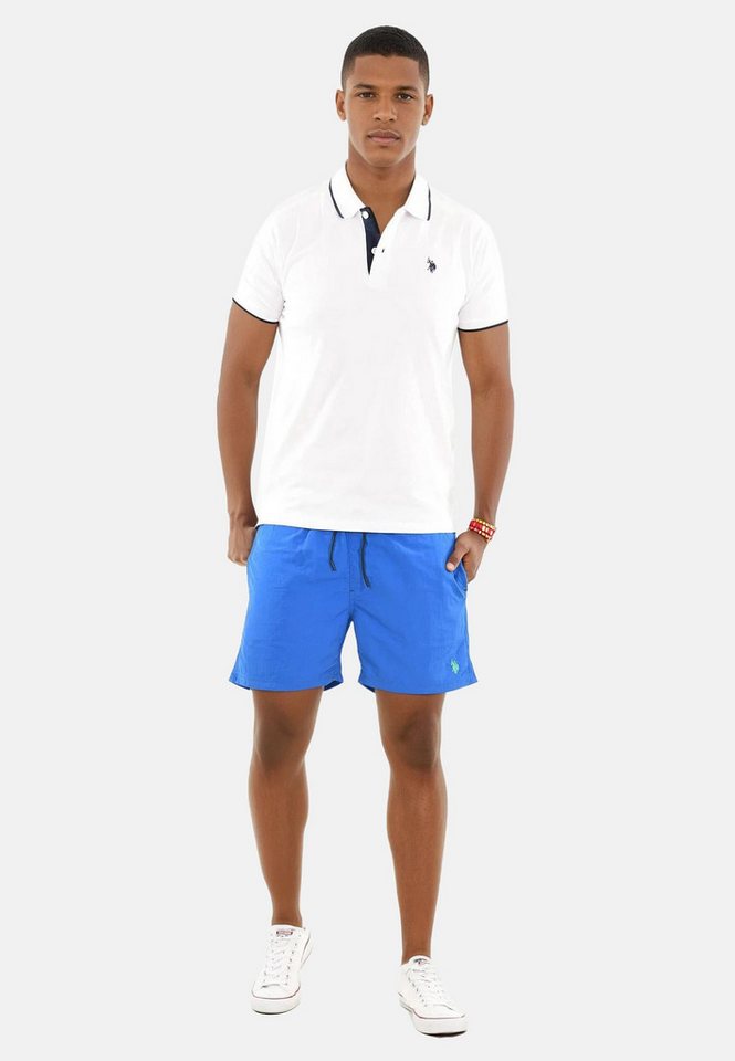 U.S. Polo Assn. Badehose Badehose USKyrk – Herren Badeshorts mit elastischem Bund Leichtes Nylon, schnell trocknend und mit Netzfutter von U.S. Polo Assn.