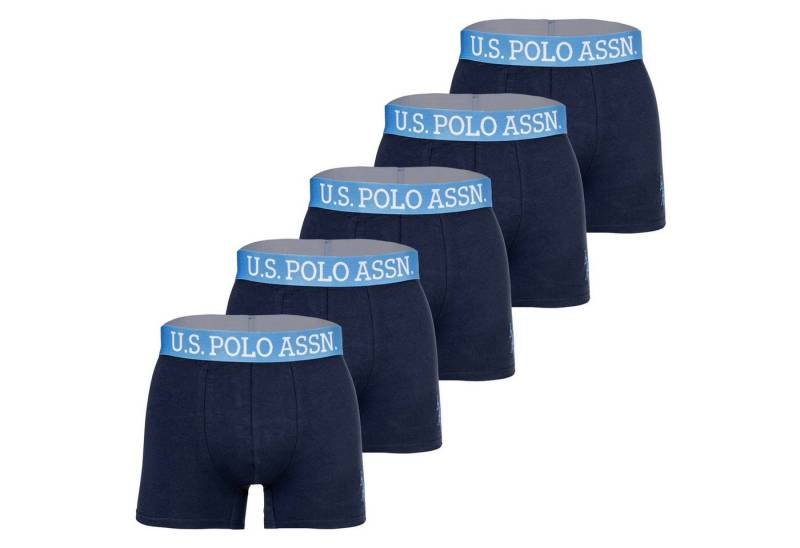 U.S. Polo Assn. Boxer Herren Boxershort 5er Pack Baumwolle (Packung, 5er Pack) von U.S. Polo Assn.