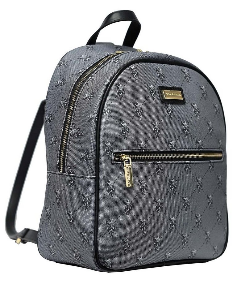 U.S. Polo Assn. Cityrucksack US.Polo ASSN. Hampton Backpack Bag printed PU Black von U.S. Polo Assn.