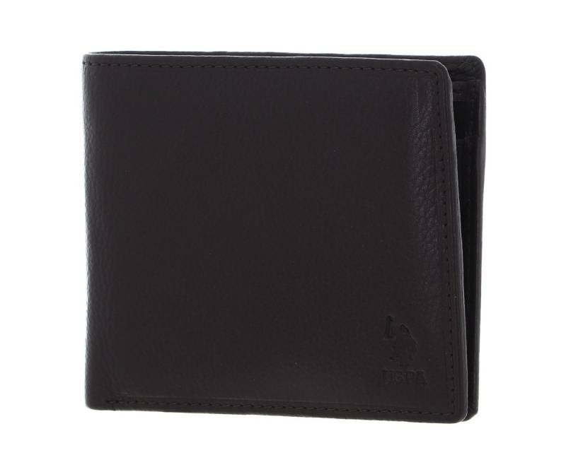 U.S. Polo Assn. Geldbörse Horiz Wallet Leather, aus echtem Leder mit RFID-Blocker Schutz von U.S. Polo Assn.