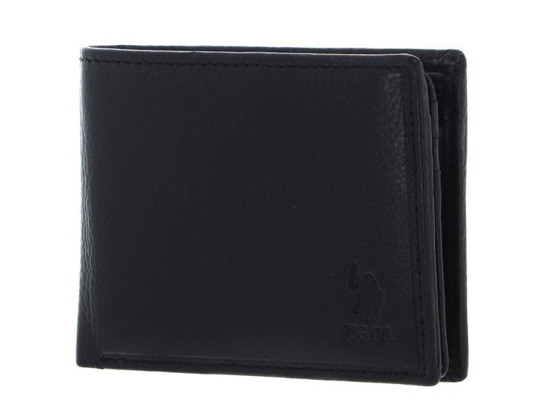 U.S. Polo Assn. Geldbörse Horiz Wallet Leather, aus echtem Leder mit RFID-Blocker Schutz von U.S. Polo Assn.
