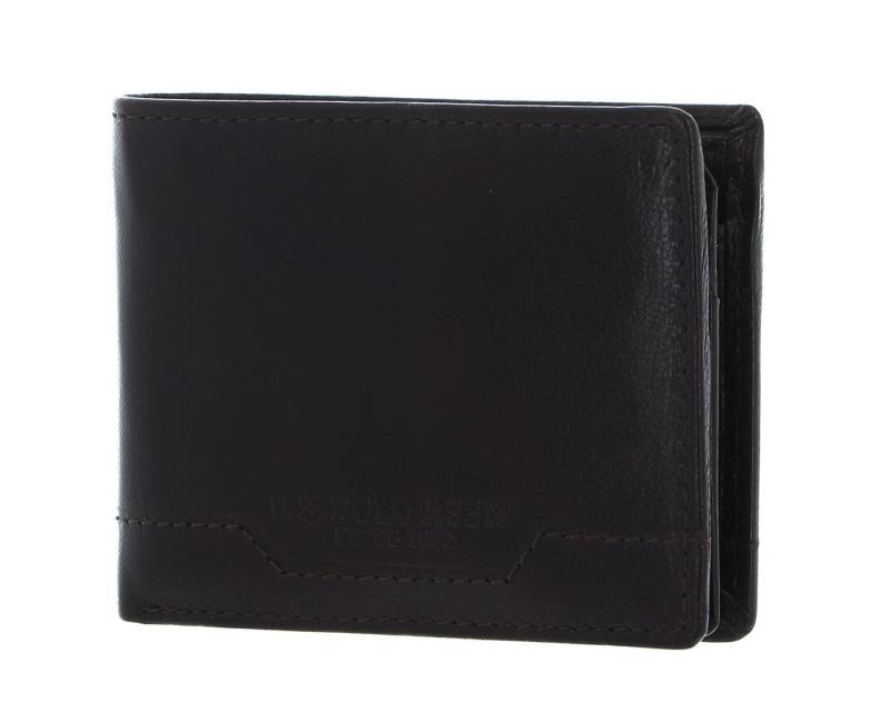 U.S. Polo Assn Geldbörse Wallet with Coin, aus echtem Leder mit RFID-Blocker Schutz von U.S. Polo Assn