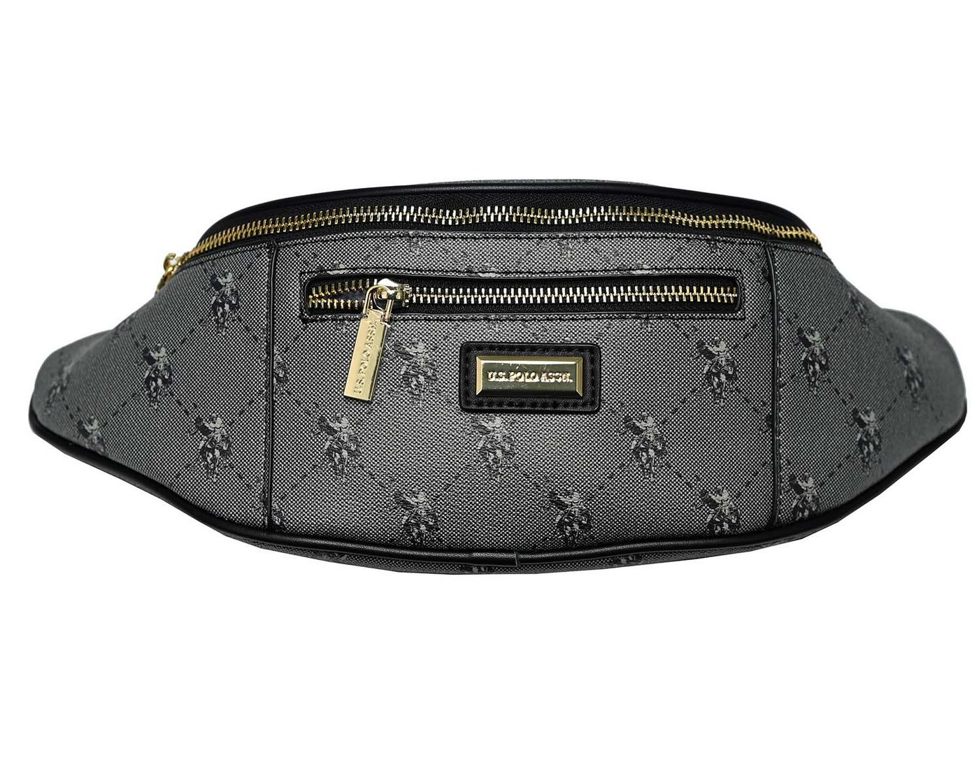 U.S. Polo Assn Gürteltasche U.S.POLO ASSN. Hampton Soft Waist Bag Printed PU Black von U.S. Polo Assn