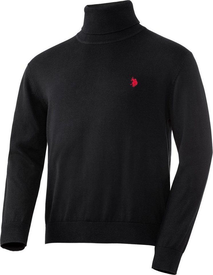U.S. Polo Assn. Rollkragenpullover höchster Tragekomfort dank 100 % Baumwolle von U.S. Polo Assn.