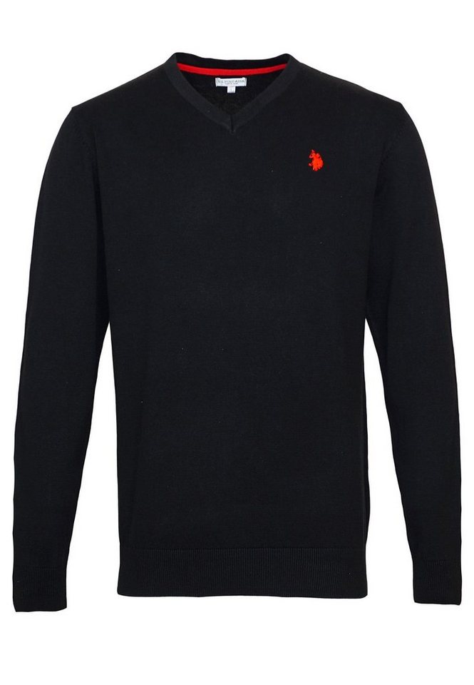 U.S. Polo Assn Strickpullover Pullover Strickpullover V-Neck Sweater (1-tlg) von U.S. Polo Assn