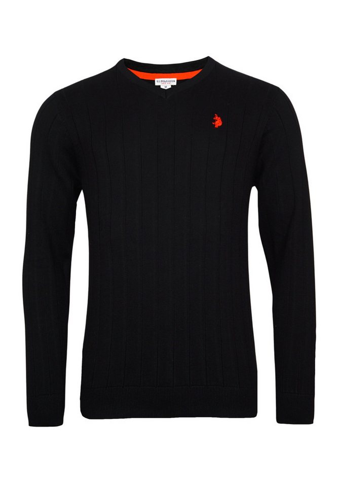 U.S. Polo Assn. Strickpullover Strickpullover Pullover V-Neck (1-tlg) von U.S. Polo Assn.