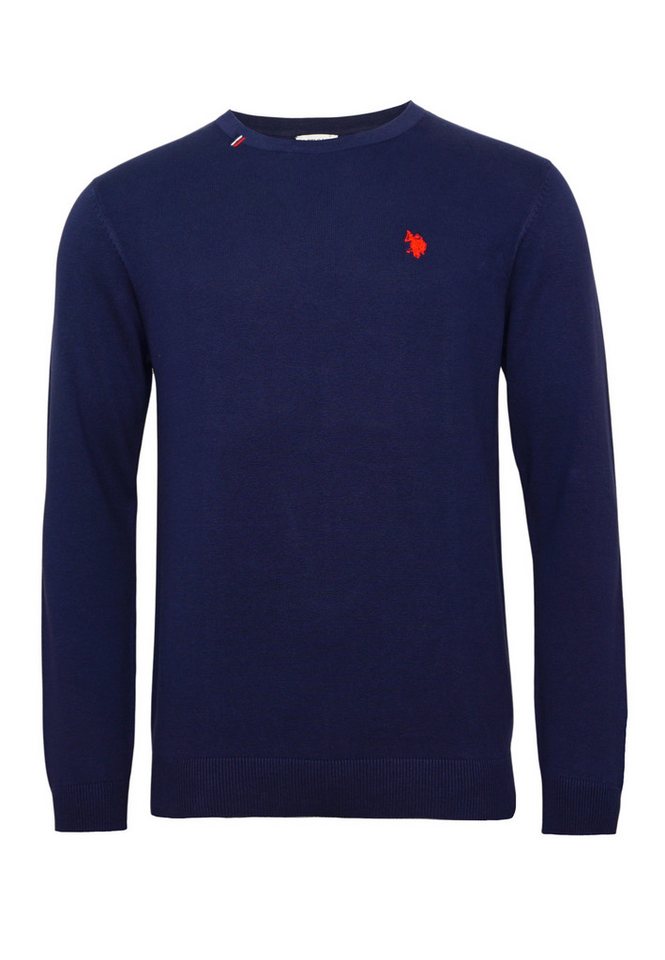 U.S. Polo Assn. Strickpullover Strickpullover Pullover R-Neck (1-tlg) von U.S. Polo Assn.