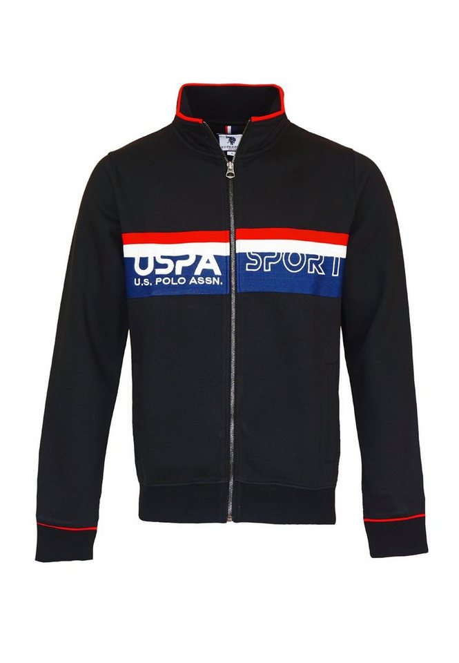 U.S. Polo Assn Sweatjacke Jacke Sweatjacke USPA Sport (1-tlg) von U.S. Polo Assn