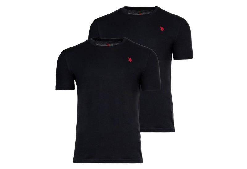 U.S. Polo Assn T-Shirt Herren T-Shirt 2er Pack Baumwolle (Packung, 2er Pack) von U.S. Polo Assn