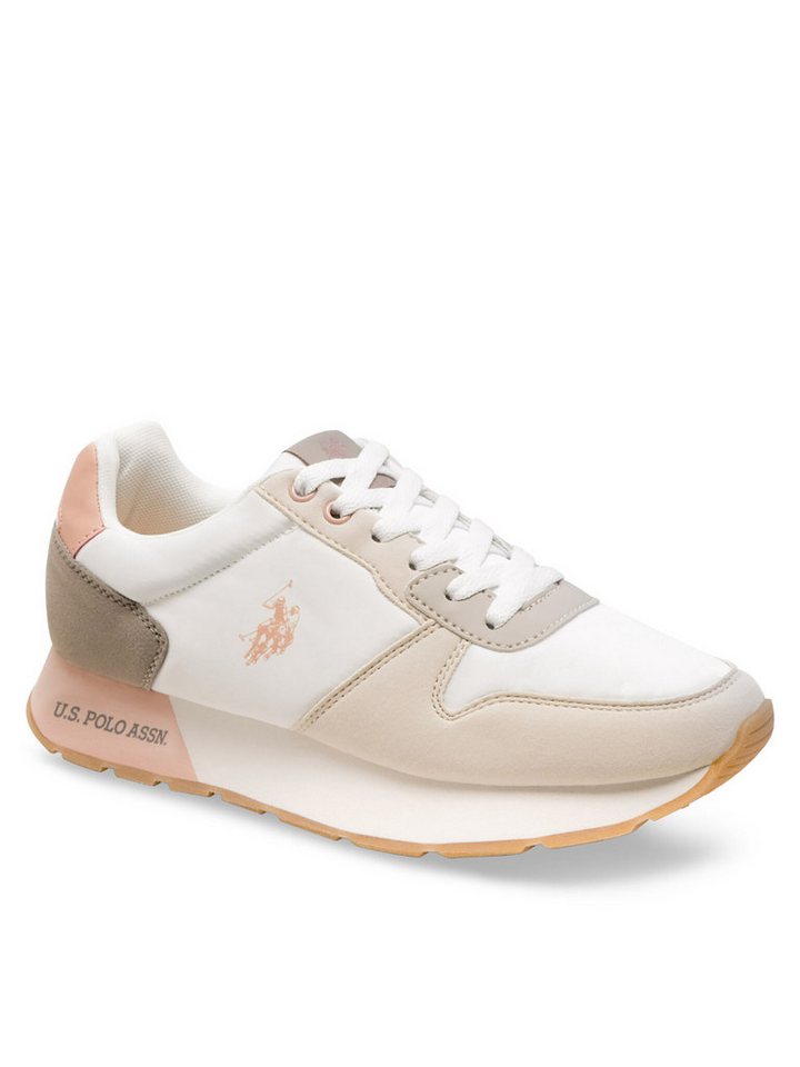U.S. Polo Assn. U.S. Polo Assn. Sneakers Damen KITTY002A Beige, Weiß Sneaker von U.S. Polo Assn.