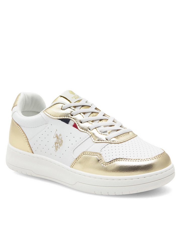 U.S. Polo Assn. U.S. Polo Assn. Sneakers Mädchen DENNY004A Weiß, Golden Sneaker von U.S. Polo Assn.