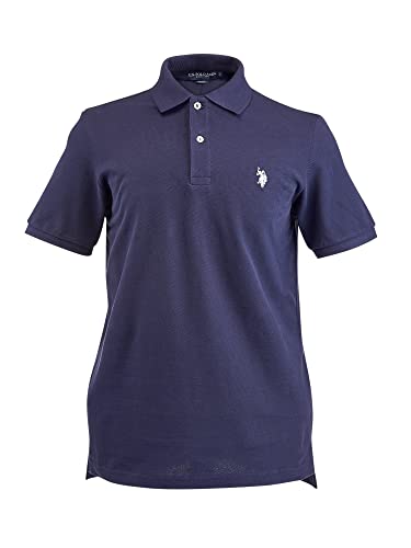 U.S. Polo Assn. Herren Poloshirt, Klassisches Marineblau/Weiß, XX-Large von U.S. Polo Assn.