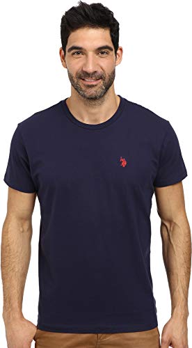 U.S. Polo Assn. Herren-T-Shirt mit Rundhalsausschnitt, kleines Pony-Motiv, Klassisches Marineblau, XX-Large von U.S. Polo Assn.