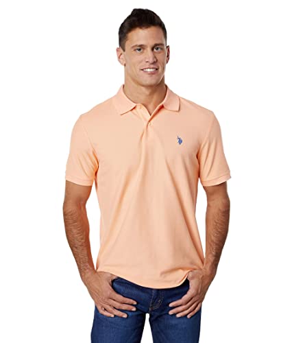 U.S. Polo Assn. Herren Ultimate Pique Polo, Pfirsichnektar, Mittel von U.S. Polo Assn.