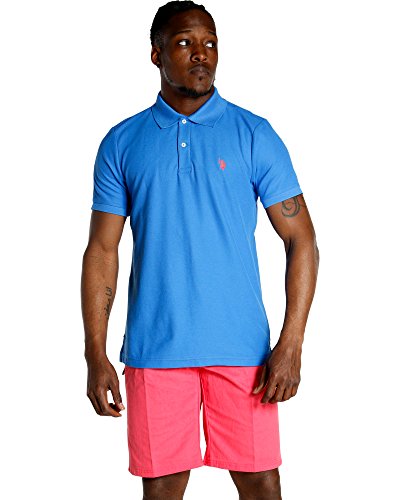 U.S. Polo Assn. Herren Ultimate Pique Polo Polohemd, Blau (Flight Blue), L von U.S. Polo Assn.