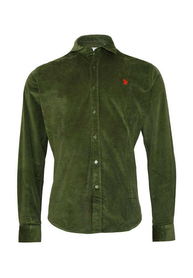 U.S. Polo Assn. Langarmhemd Hemd Button Down Shirt CORD (1-tlg) von U.S. Polo Assn.