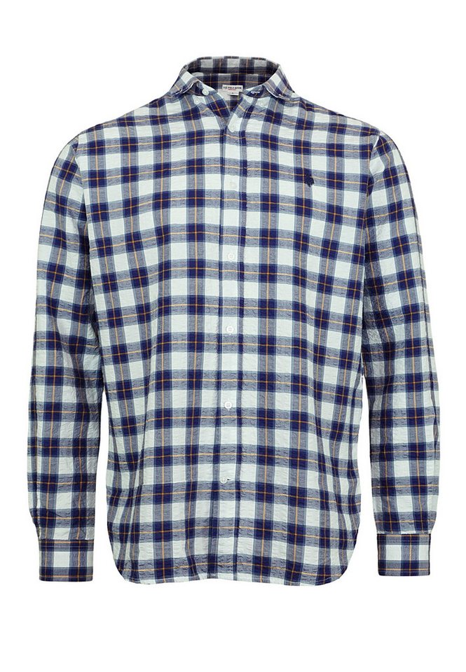 U.S. Polo Assn. Langarmhemd Shirt Freizeithemd Seersucker Button-Down (1-tlg) von U.S. Polo Assn.