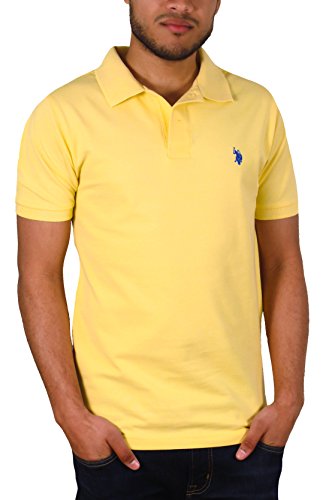 U.S. Polo Assn. Men's Classic Polo Shirt, Lemon Frost, L von U.S. Polo Assn.