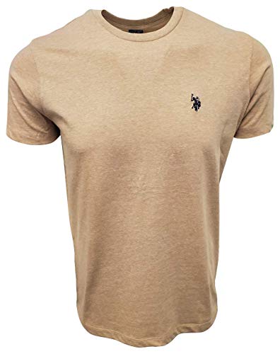 U.S. Polo Assn. Mens Crew Neck Small Pony T-Shirt (Large, Khaki Heather (Dark Logo)) von U.S. Polo Assn.
