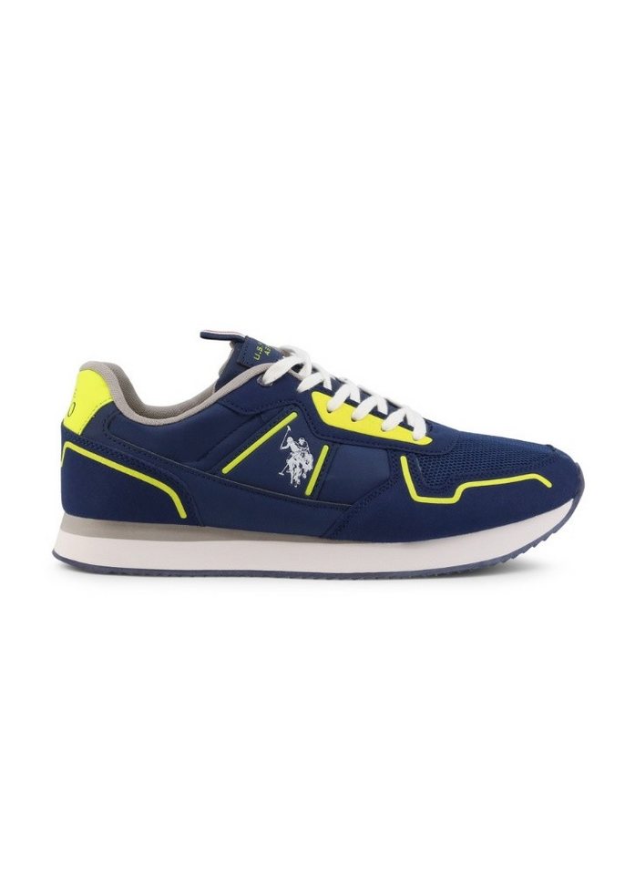 U.S. Polo Assn. NOBIL004M-BLU blau/gelb Herren Sneaker von U.S. Polo Assn.