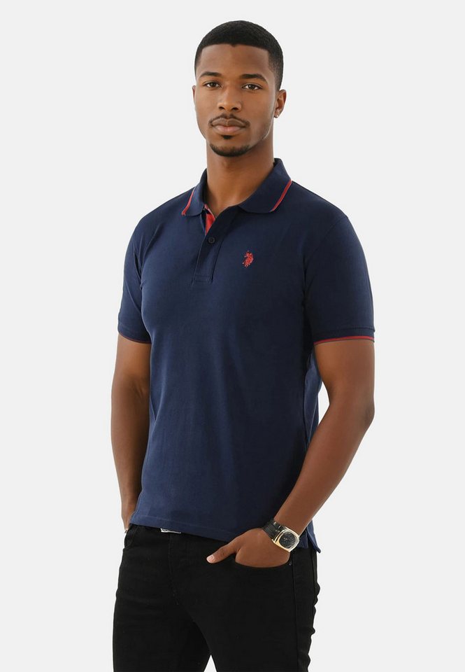 U.S. Polo Assn. Poloshirt Poloshirt USKayle – Classic Fit kurzarm mit Logo-Stickerei von U.S. Polo Assn.