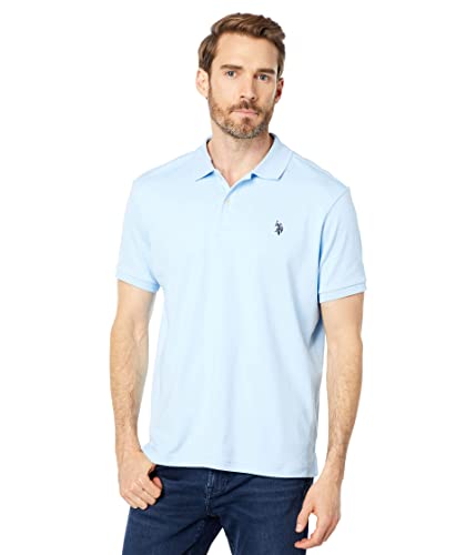 U.S. Polo Assn. Solid Interlock Polo Open Air Blue LG von U.S. POLO ASSN.