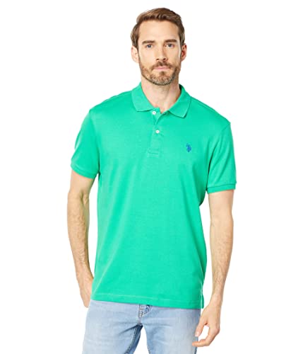 U.S. Polo Assn. Solid Interlock Polo Relay Green LG von U.S. Polo Assn.