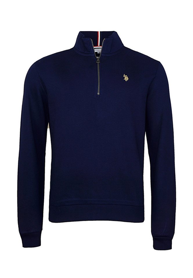 U.S. Polo Assn. Strickpullover Pullover Troyer Half Zip (1-tlg) von U.S. Polo Assn.