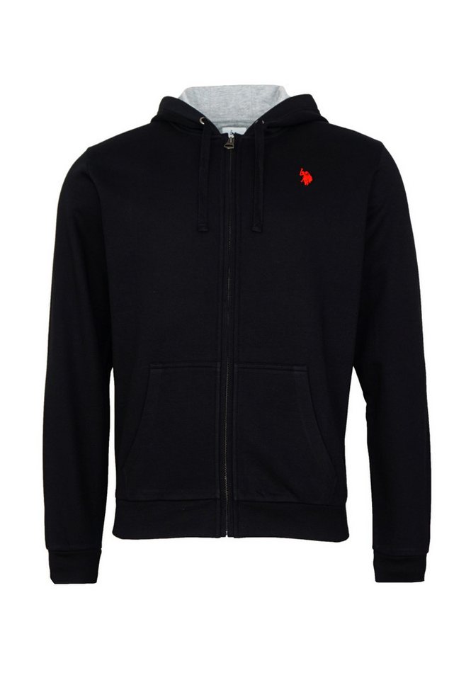 U.S. Polo Assn. Sweatjacke Jacke Basic Sweatjacke mit Kapuze (1-tlg) von U.S. Polo Assn.