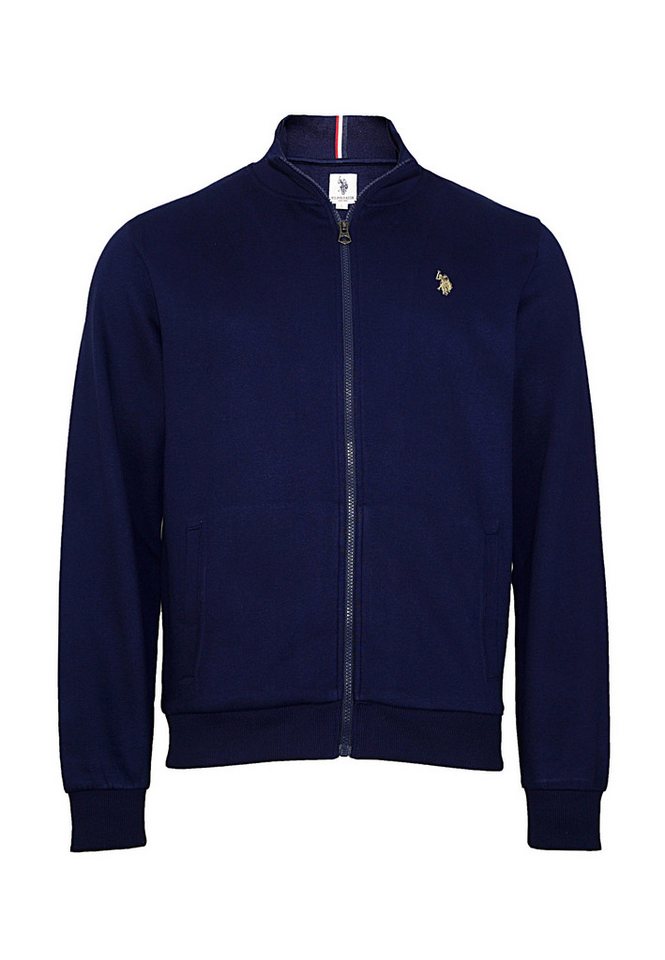 U.S. Polo Assn. Sweatjacke Jacke Basic Sweatjacke mit Stickerei (1-tlg) von U.S. Polo Assn.