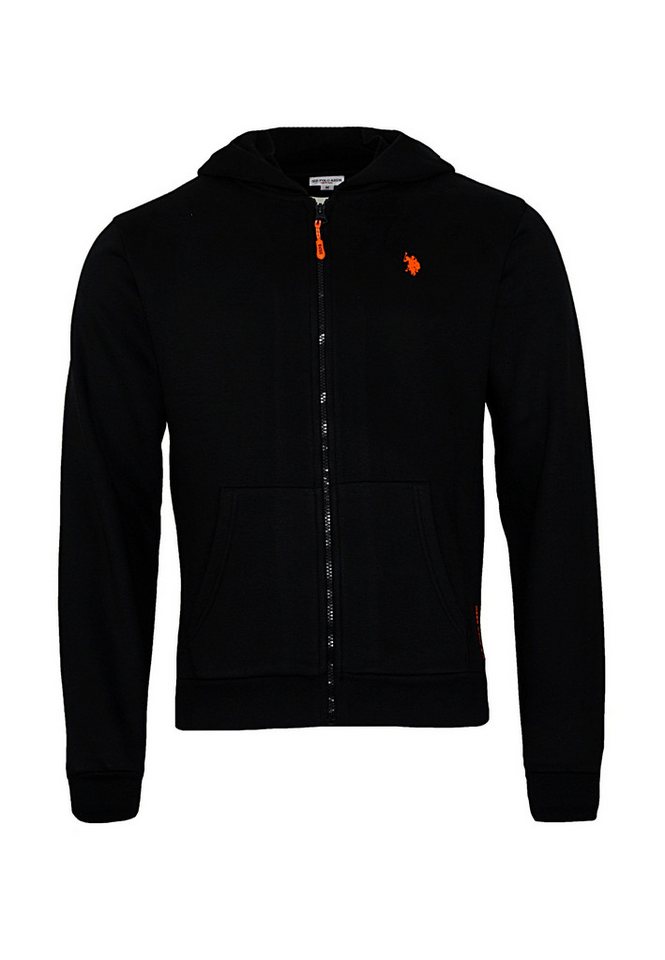 U.S. Polo Assn. Sweatjacke Sweatjacke Hoodie Orange Typ (1-tlg) von U.S. Polo Assn.
