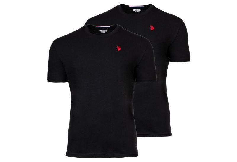 U.S. Polo Assn. T-Shirt Herren T-Shirt 2er Pack Baumwolle (Packung, 2er Pack) von U.S. Polo Assn.