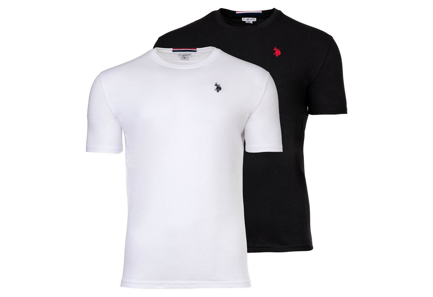 U.S. Polo Assn. T-Shirt Herren T-Shirt 2er Pack Baumwolle (Packung, 2er Pack) von U.S. Polo Assn.