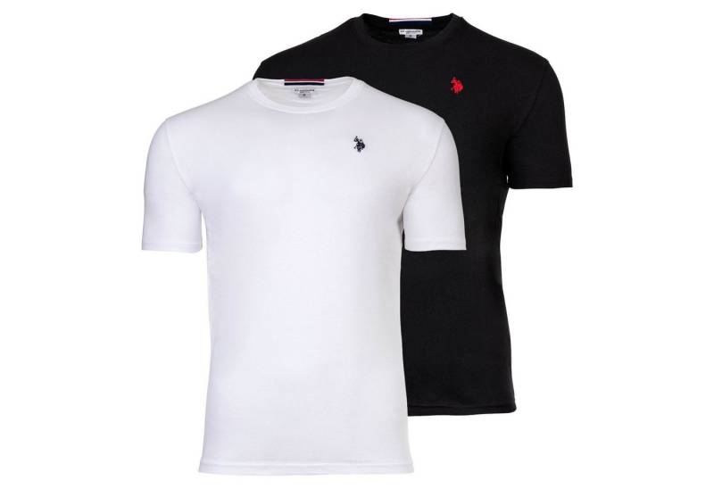 U.S. Polo Assn. T-Shirt Herren T-Shirt 2er Pack Baumwolle (Packung, 2er Pack) von U.S. Polo Assn.
