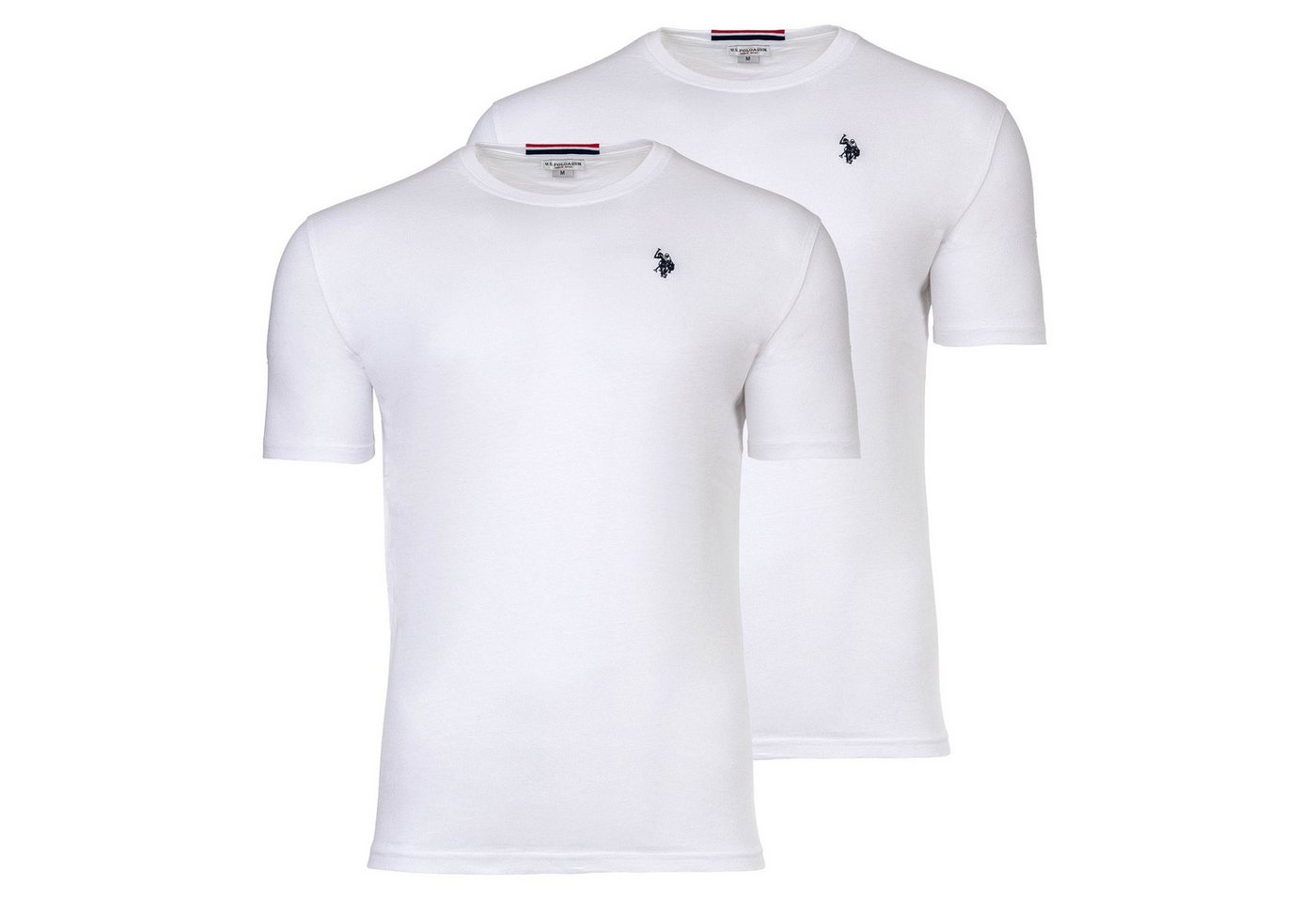 U.S. Polo Assn. T-Shirt Herren T-Shirt 2er Pack Baumwolle (Packung, 2er Pack) von U.S. Polo Assn.