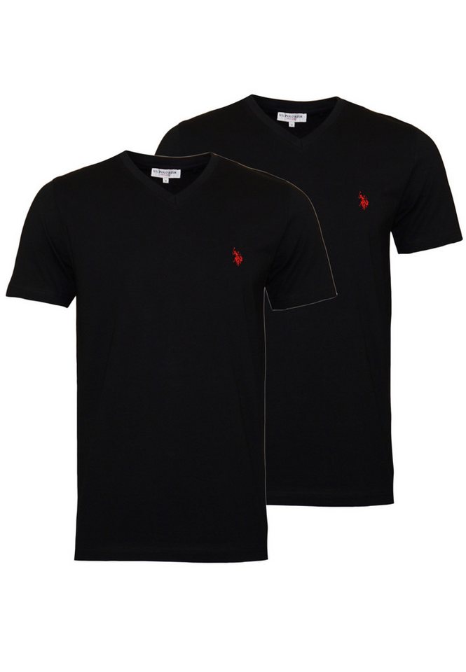 U.S. Polo Assn. T-Shirt Shirts 2er Pack V-Neck T-Shirts von U.S. Polo Assn.