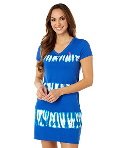 U.S. Polo Assn. Tie-Dye Stripe Sneaker Dress Blue Raft MD von U.S. Polo Assn.