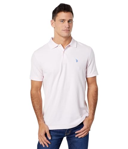 U.S. Polo Assn. Ultimate Pique Polo Shirt Primary Pink SM von U.S. Polo Assn.