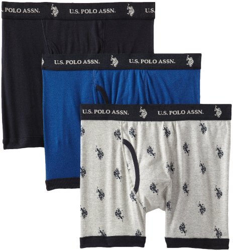 U.S. Polo Herren Boxershorts 3er Pack Baumwolle ASSN. - Mehrfarbig - Medium von U.S. Polo Assn.