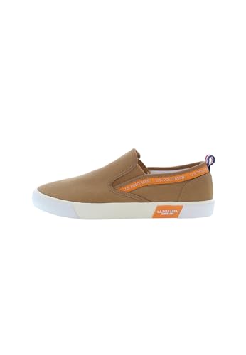 U.S. Polo Assn. - Slip on BASTER002M4CH2 aus Canvas, karamellbraun-orange (42) von U.S.POLO ASSN.