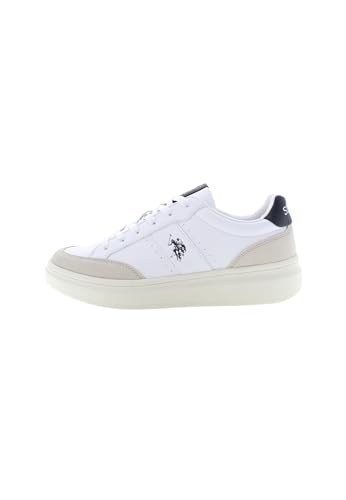 U.S. Polo Assn. – Sneakers CODY003M4YS1 aus Synthetik für Herren, weiß blau, 42 EU von U.S.POLO ASSN.