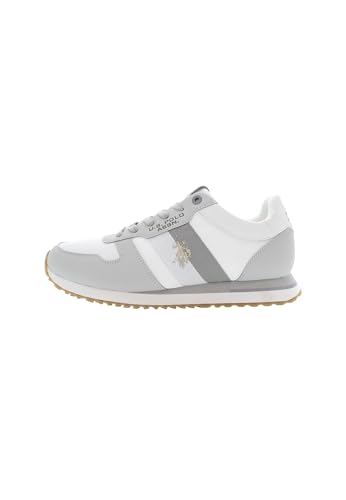U.S. Polo Assn. - Turnschuhe XIRIO007M/5TY2 aus Textil, weiß-grau (44) von U.S.POLO ASSN.