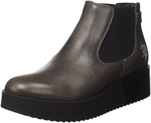 U.S. POLO ASSN. Damen Sapphire Leather Chelsea-Stiefel, Dark Grey, 37 EU von U.S. POLO ASSN.