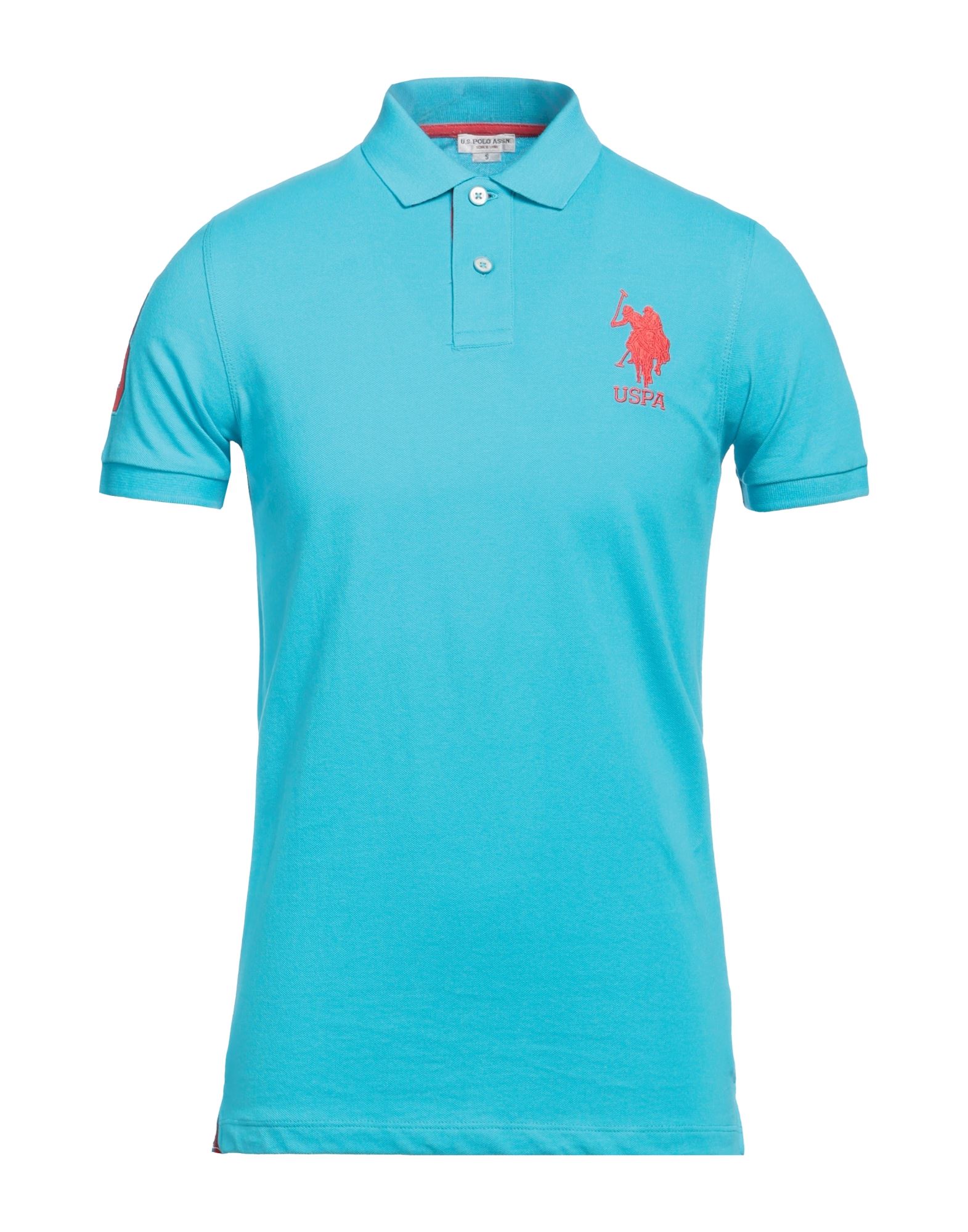 U.S.POLO ASSN. Poloshirt Herren Azurblau von U.S.POLO ASSN.