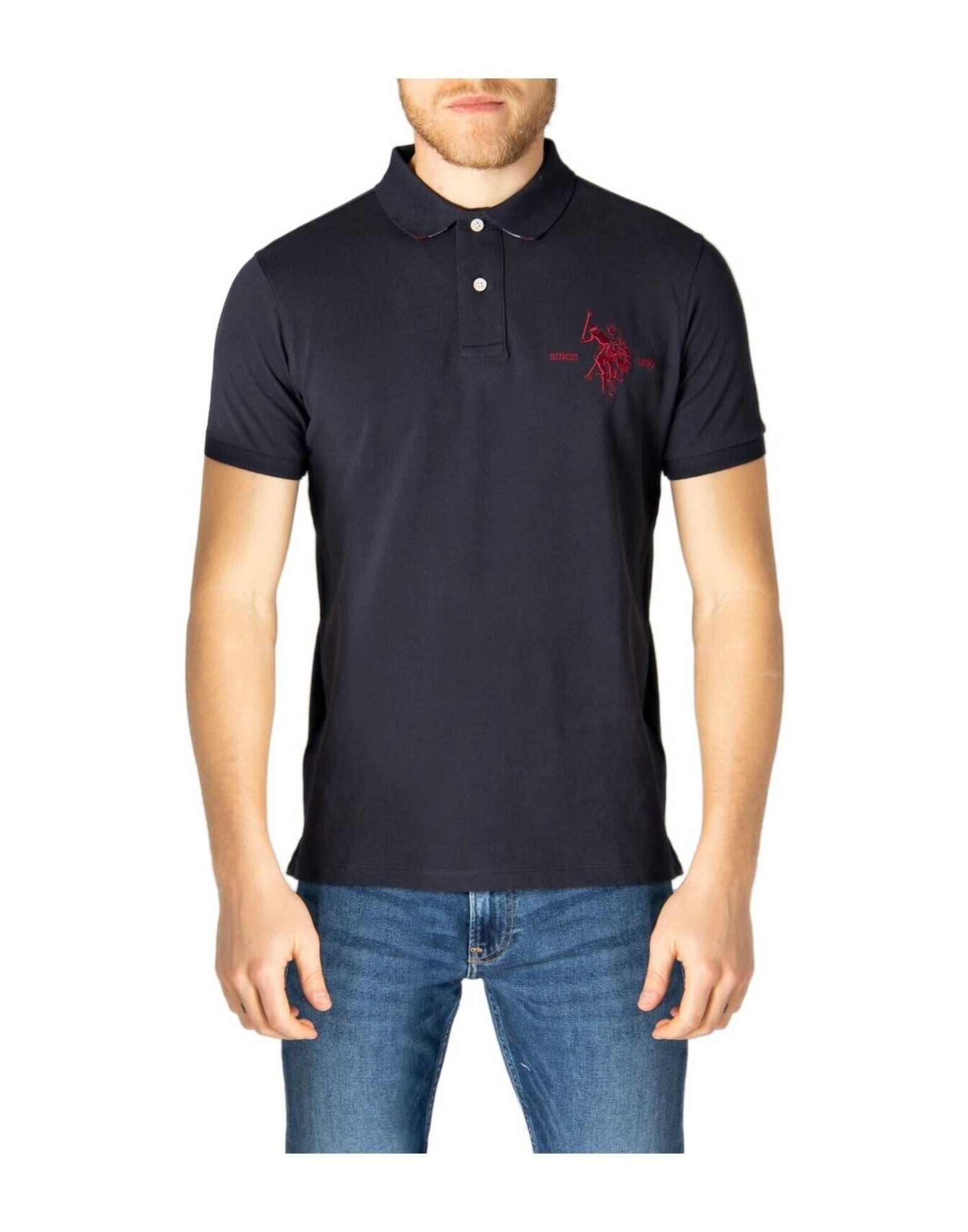 U.S.POLO ASSN. Poloshirt Herren Blau von U.S.POLO ASSN.