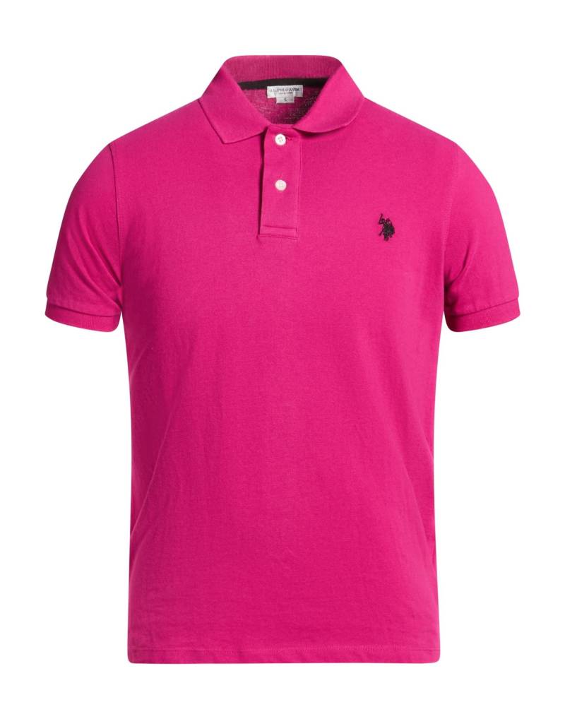 U.S.POLO ASSN. Poloshirt Herren Fuchsia von U.S.POLO ASSN.